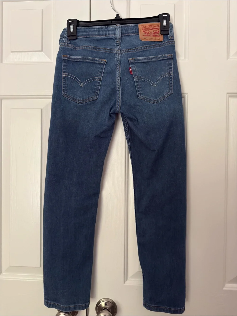 Levi's Boys Medium Blue Slim Straight Jeans